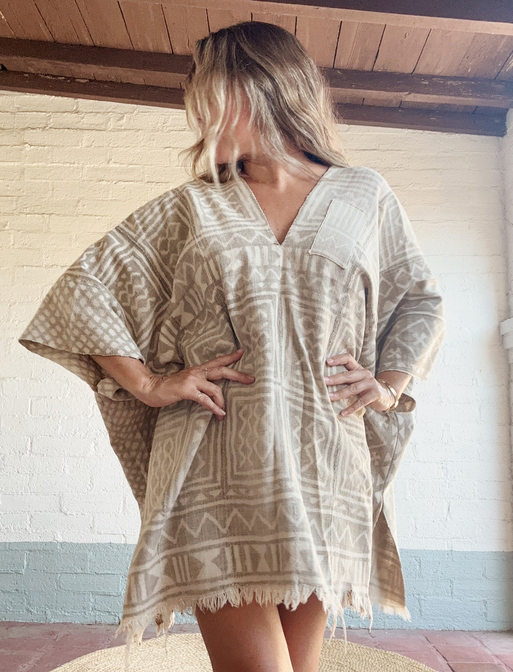 Vintage Bamana Patchwork Poncho