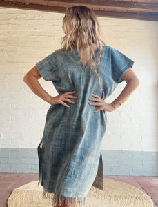 Vintage African Indigo Every Day Dress