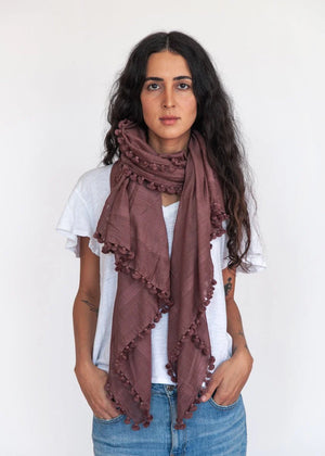 Dupatta Shawl, Mauve