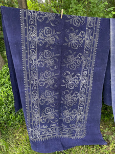 Chinese Indigo Batik Textile ‘A’