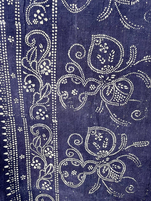 Chinese Indigo Batik Textile ‘A’